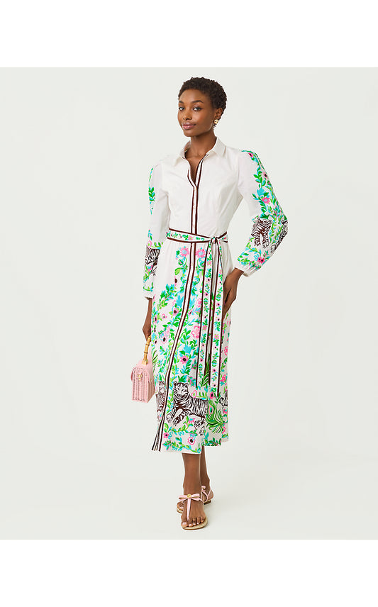 Luanne Midi Shirtdress - Royal Zoo