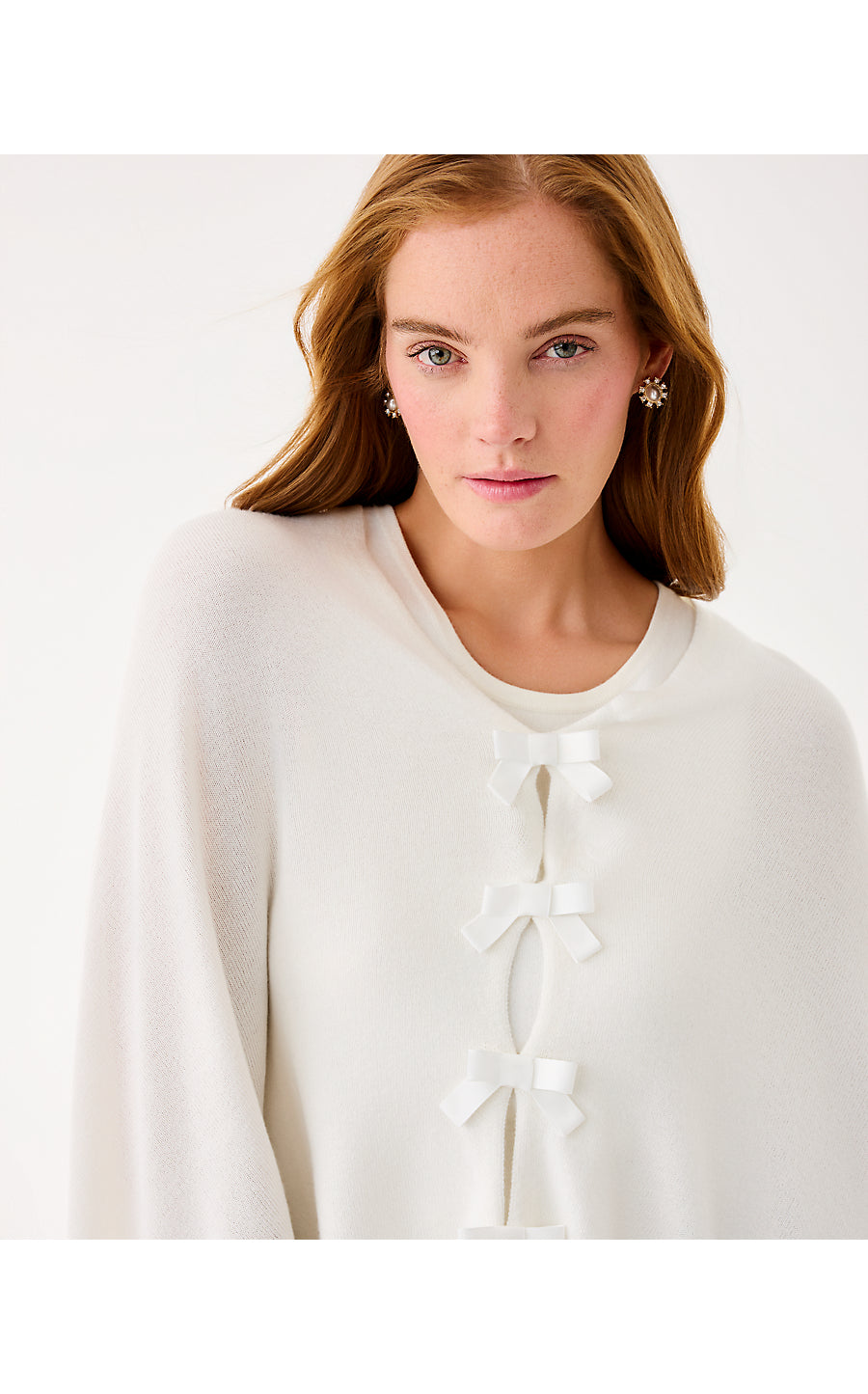 Harp Wrap with Bows - Coconut