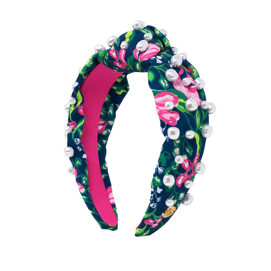Embellished Slim Knot Headband, Moonlight Magic