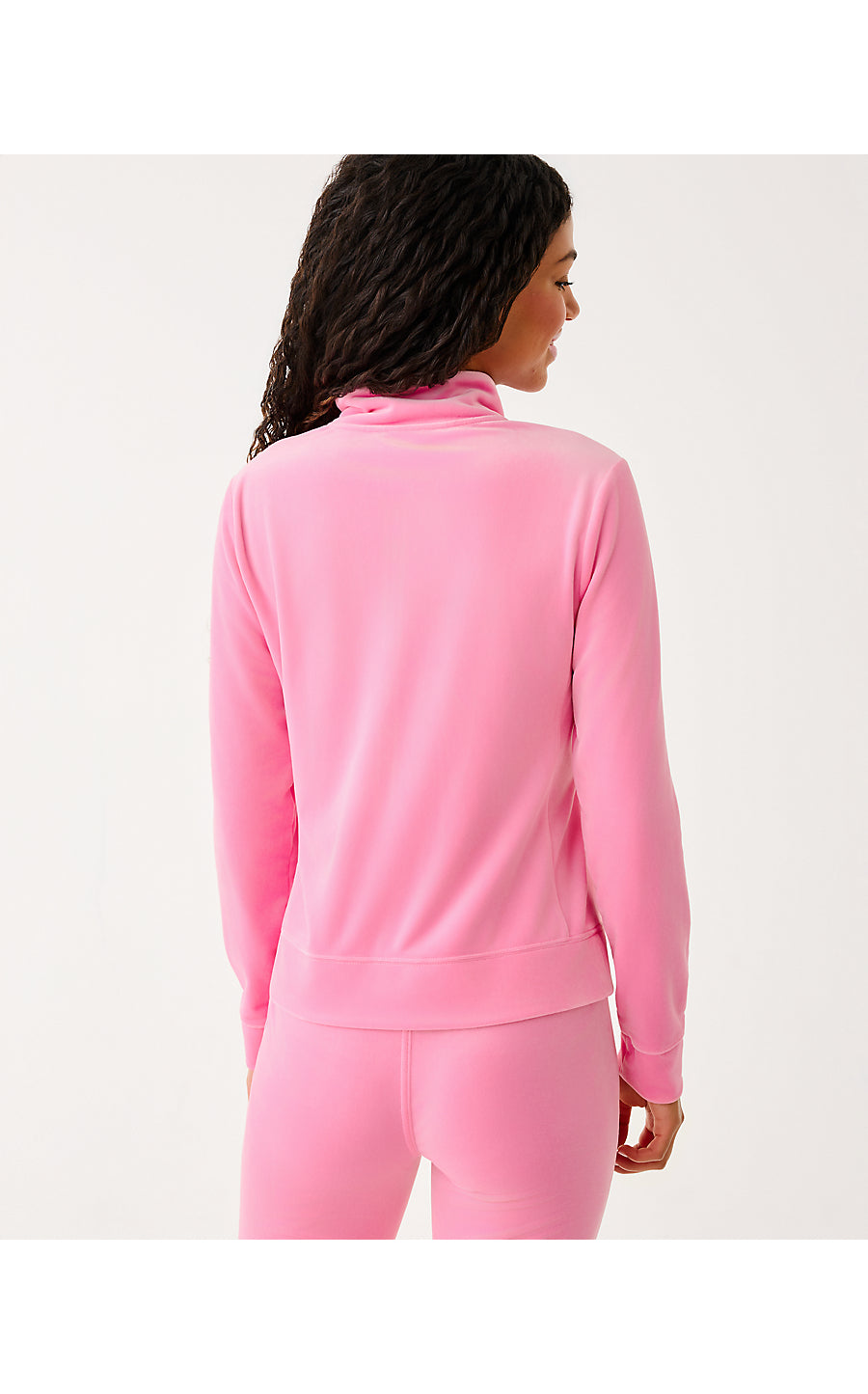 Regate Velour Jacket - Confetti Pink