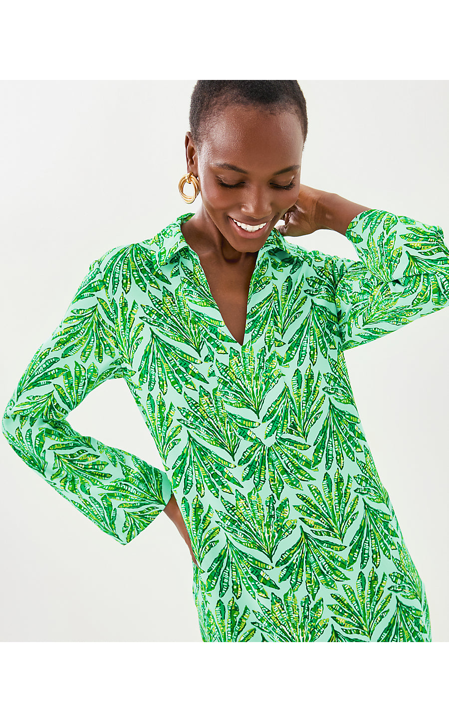 Simona Dress - Kitts Green - Shady Babe