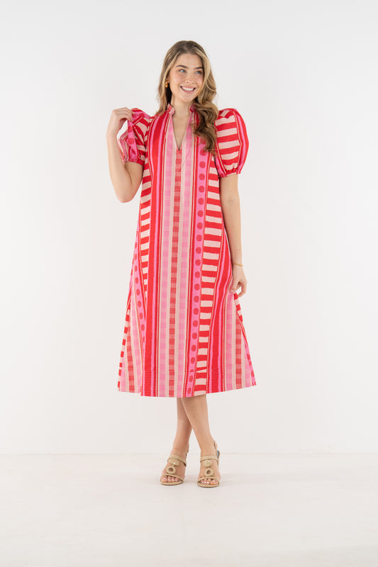 Hampton Dress - Peach Jubilee