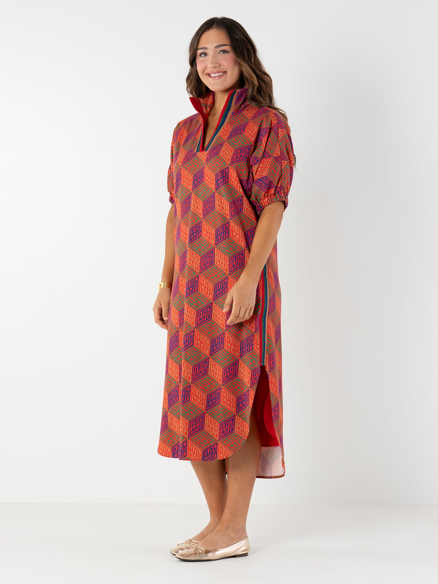 Poppy Caftan - Vintage Monogram