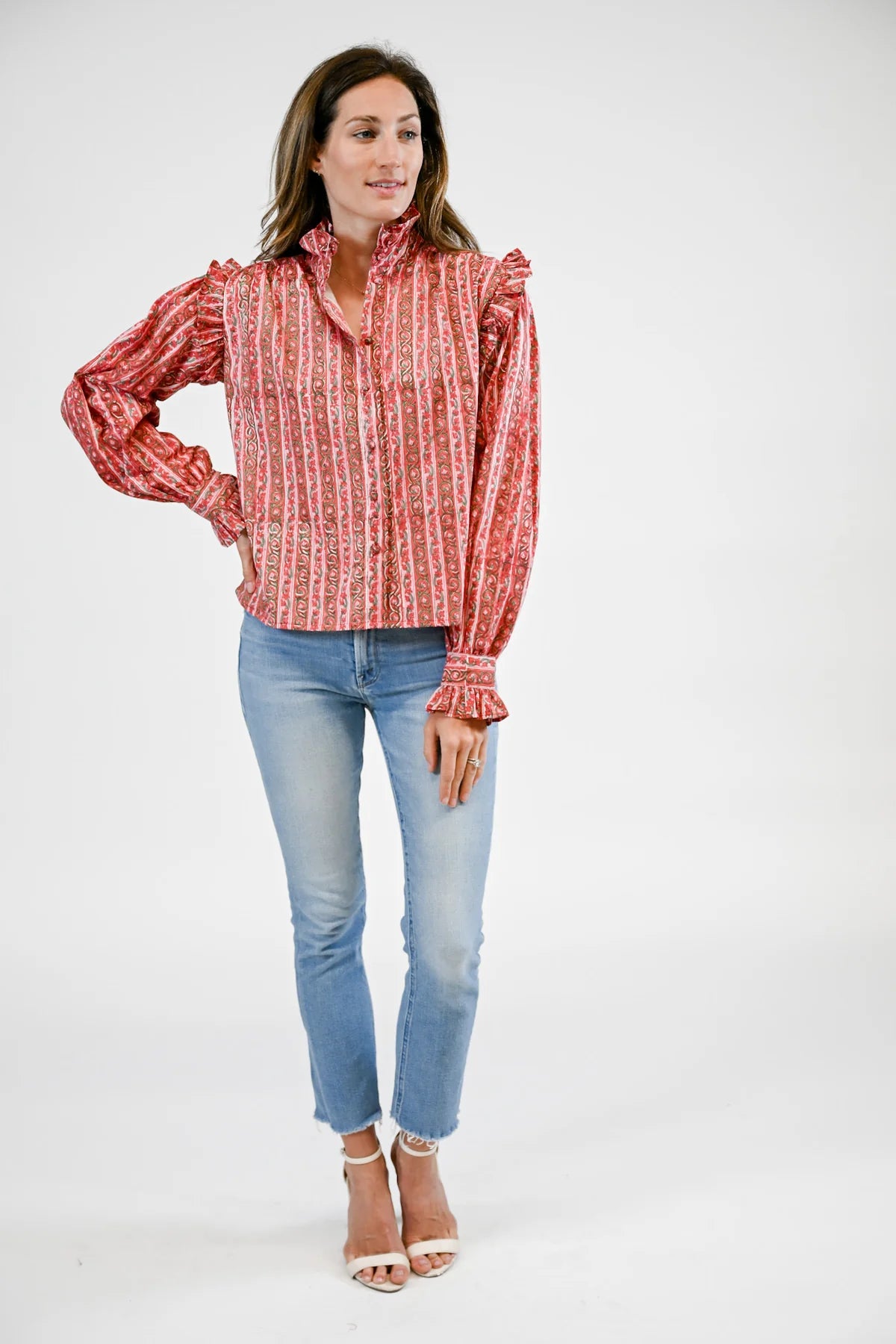 Shelbi Blouse | Cranberry