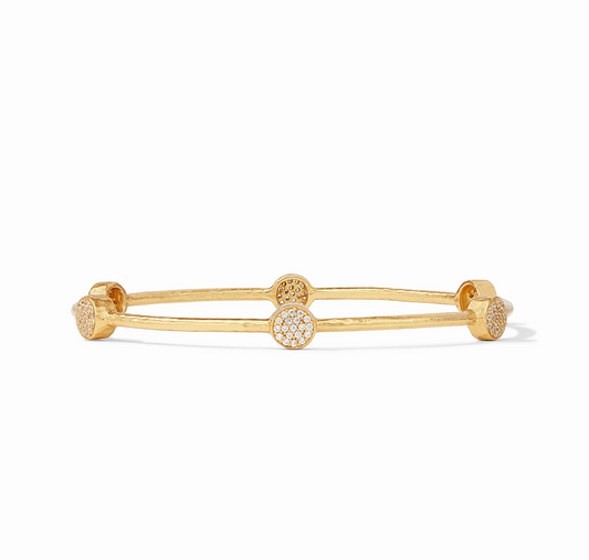 Milano Luxe Bangle - Pave Cubic Zirconia