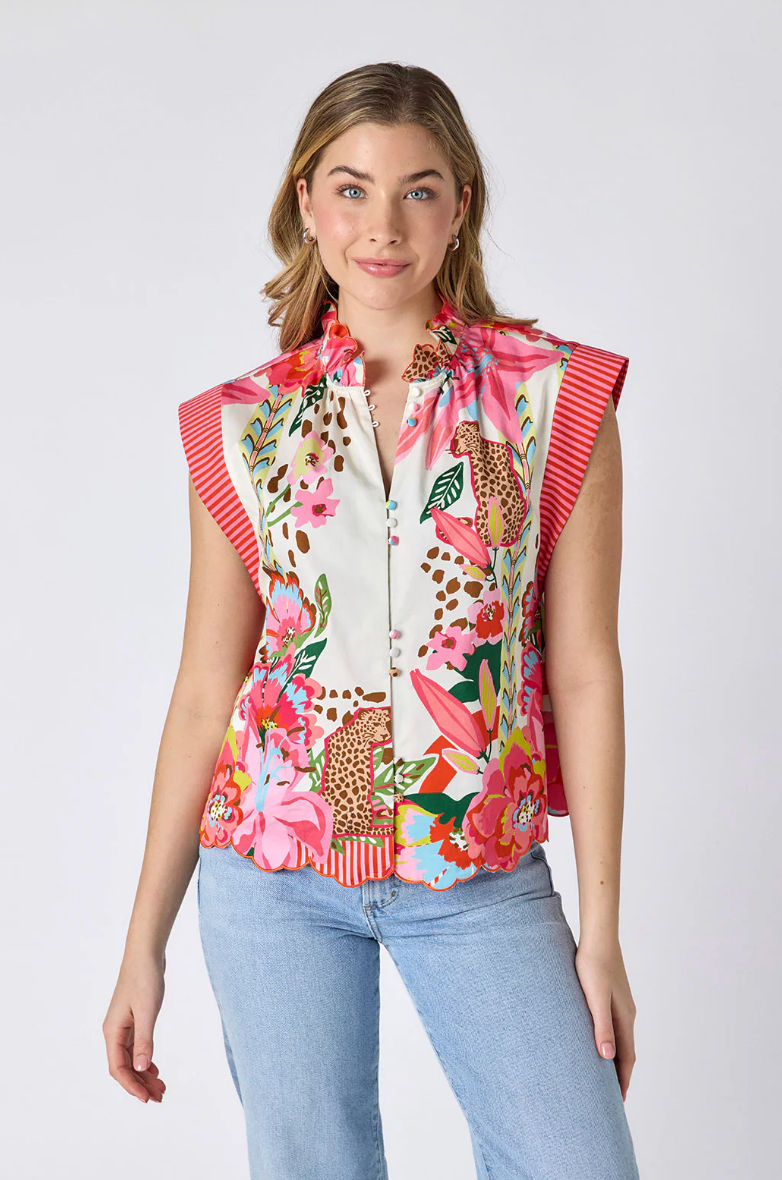 Fritzy Top - Wild Lily