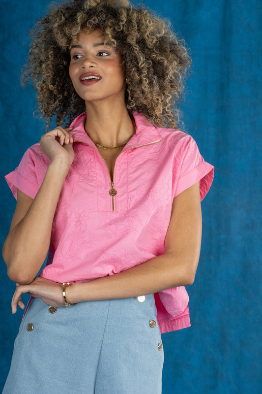 Poppy Pullover - Rosé