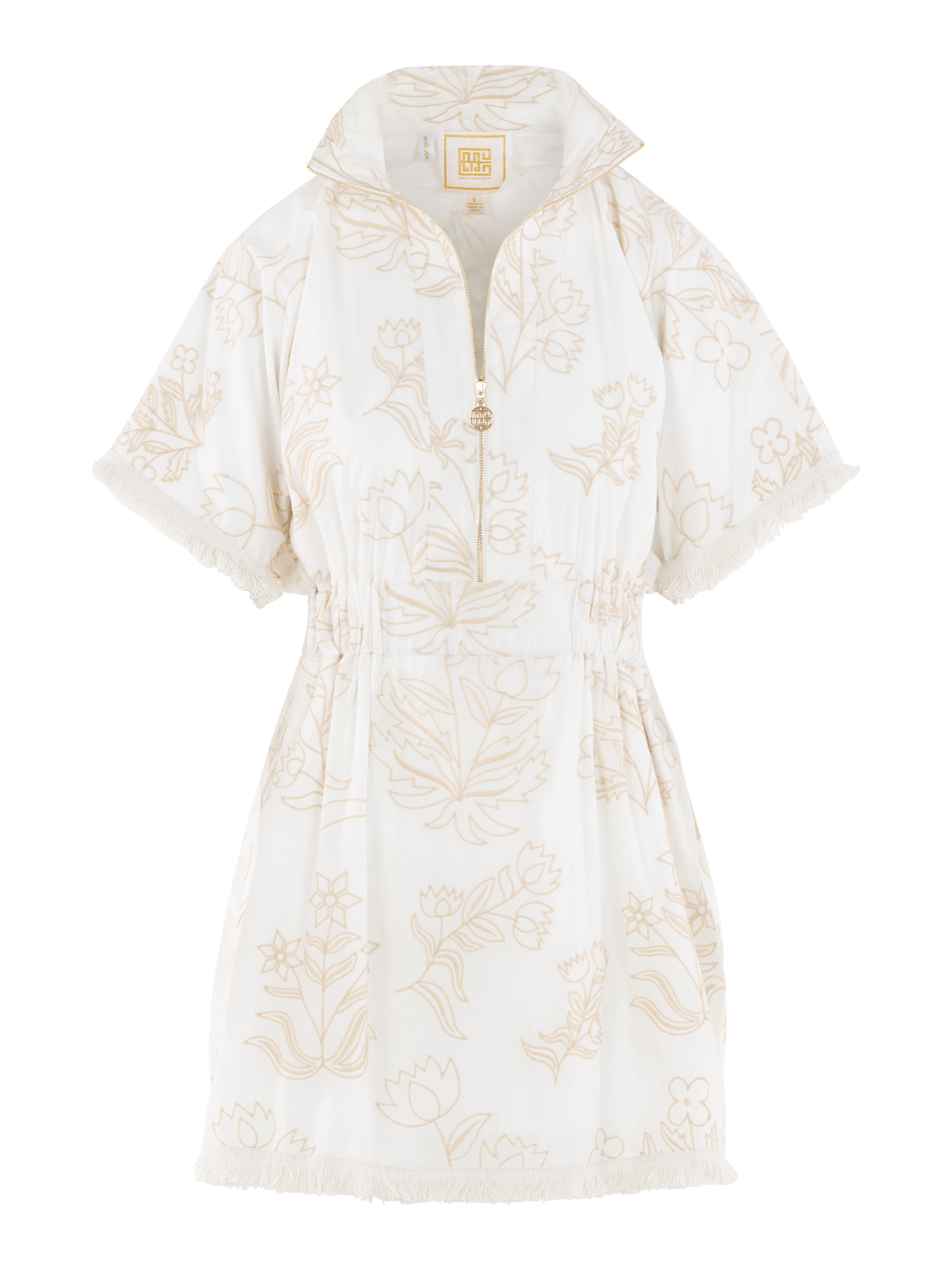 Pullover Dress - Blanc Petals