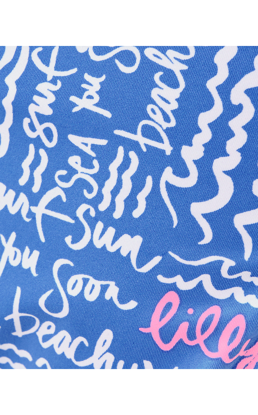 Genya Bandeau Top - Sunwashed Blue Seacrets