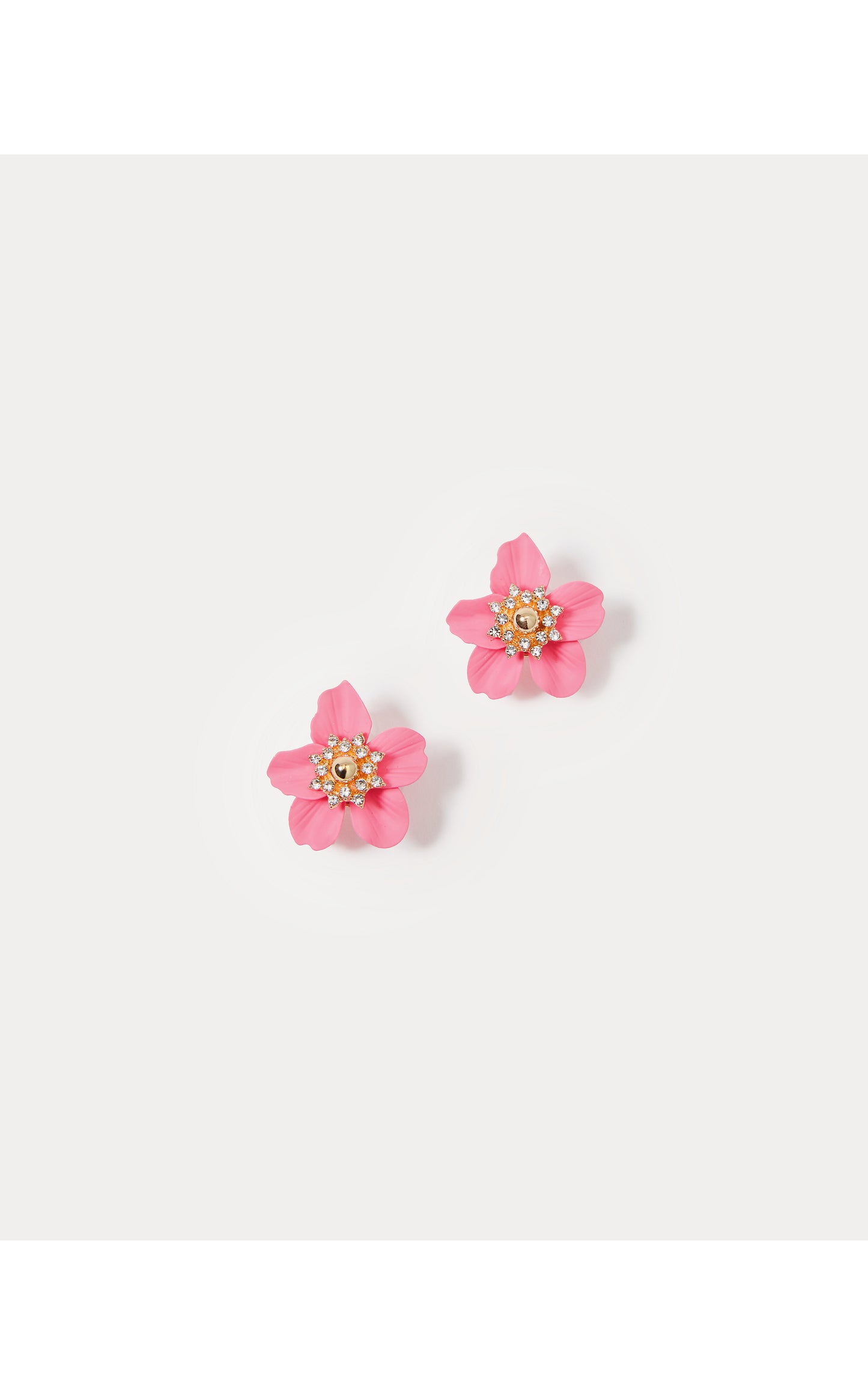 Small Orchid Earrings - Rousseau Pink