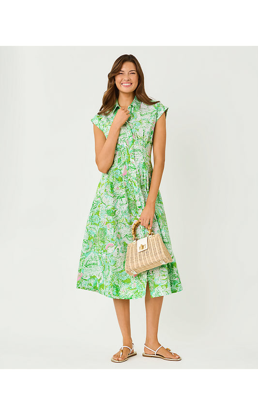 Tonya Midi Shirtdress - Ship to Shore