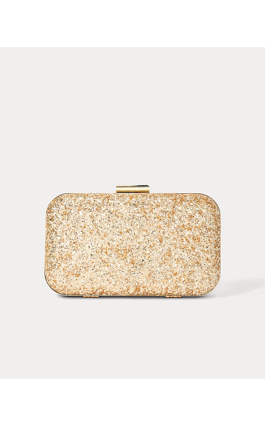 Wanda Bow Glitter Clutch