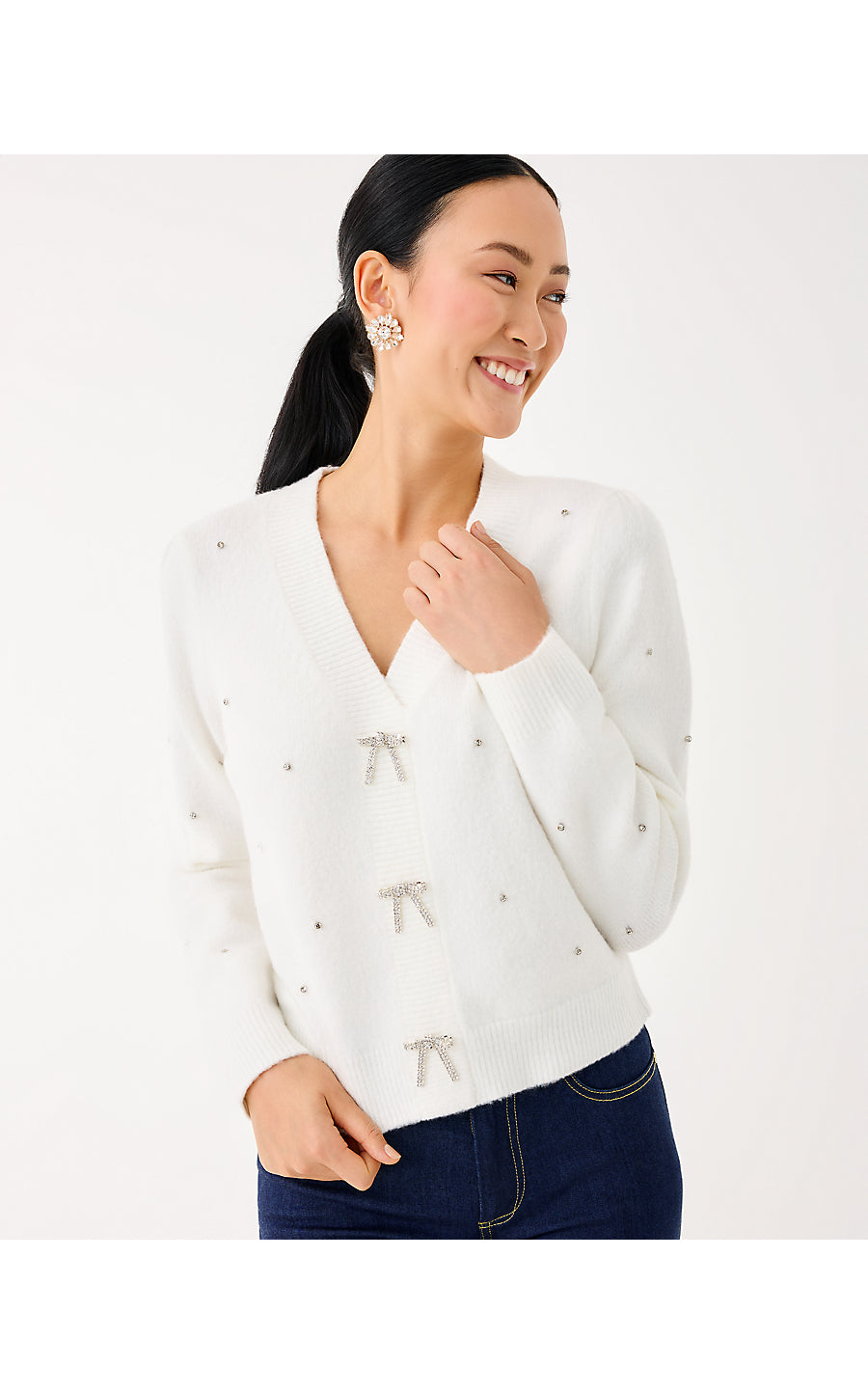 Ellorie Sweater - Coconut - Paradise Rhinestones