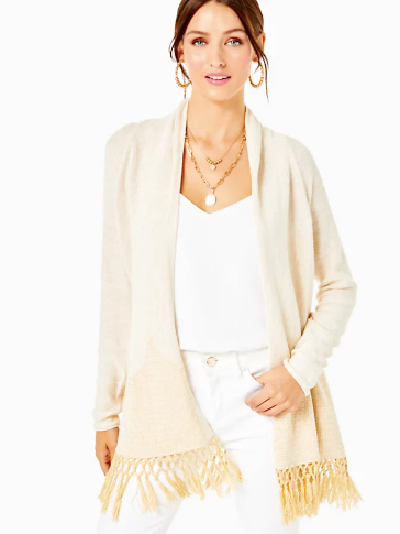 Tatum Cardigan - Gold Metallic