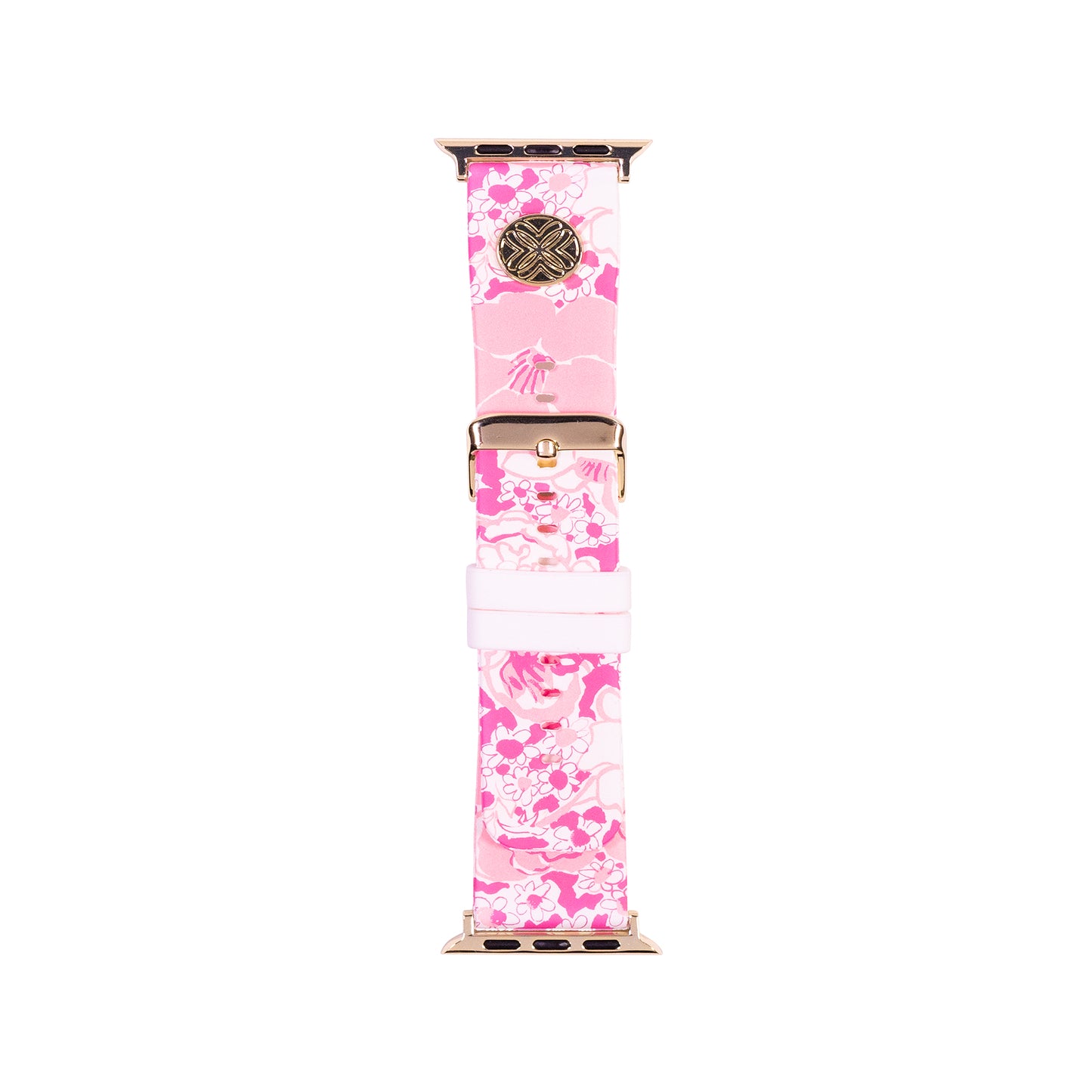 Silicone Apple Watch Band, Conch Shell Pink Burst