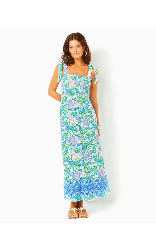 Kailua Smocked Maxi Dress - Just A Pinch