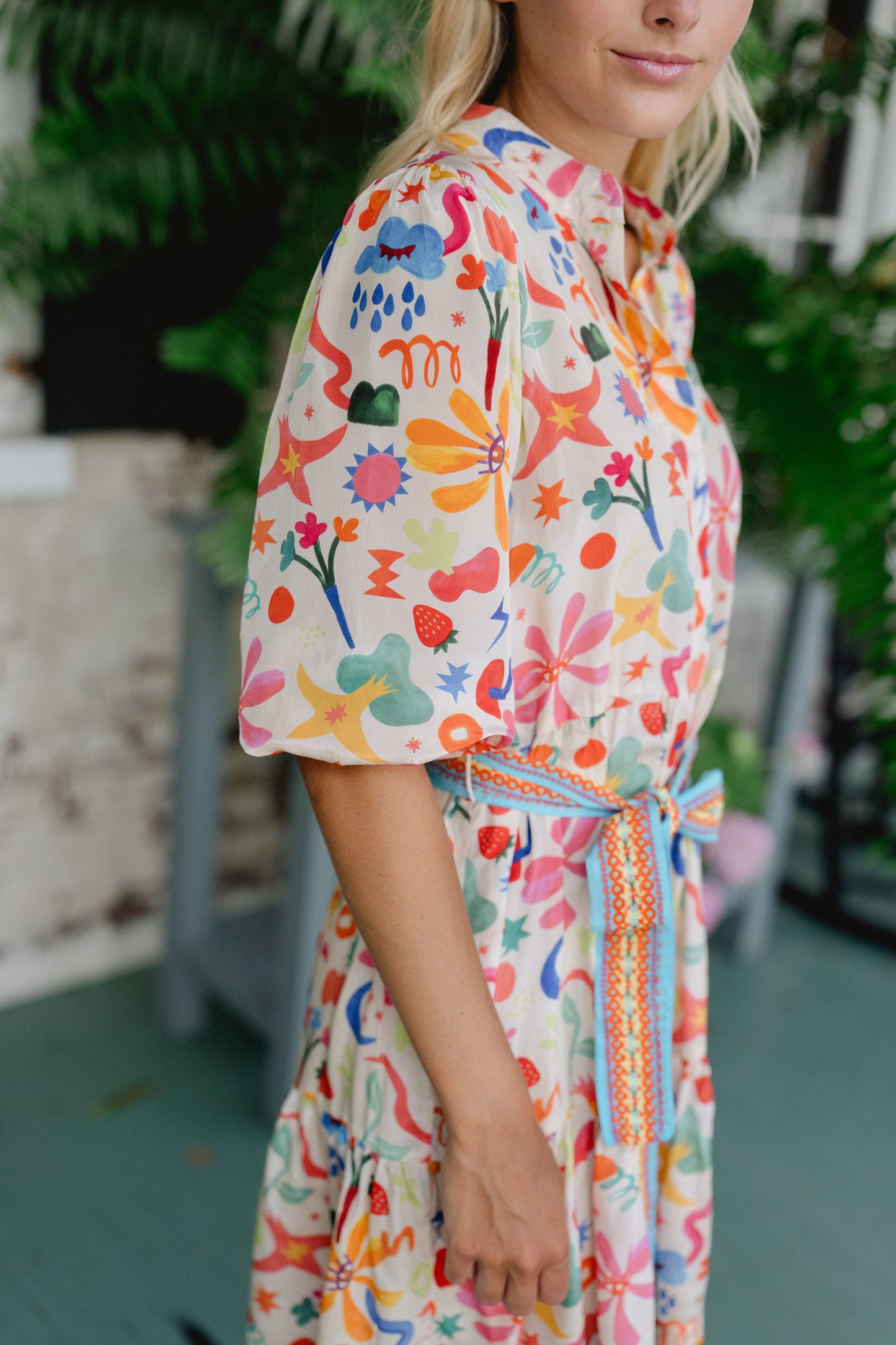 Hazel Mini Dress - Starlit Petals
