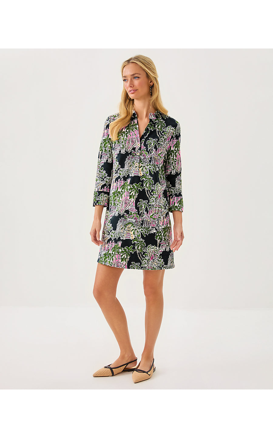 Knightley Dress - Onyx - PB Anniversary Toile