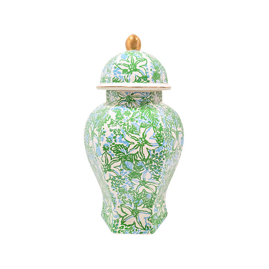 Large Ginger Jar, Garden Glisten