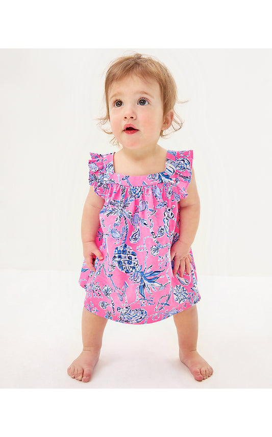 Plumeria Infant Dress - Barefoot Beachcombers