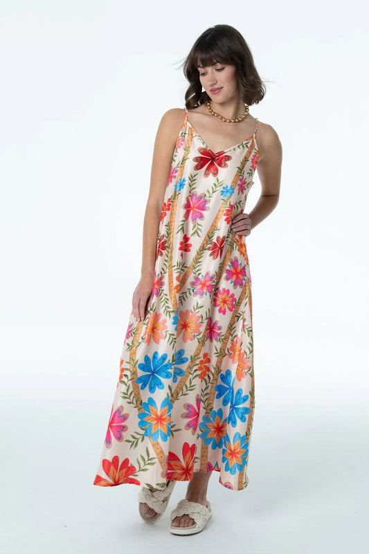 Camille Slip Dress - Cream