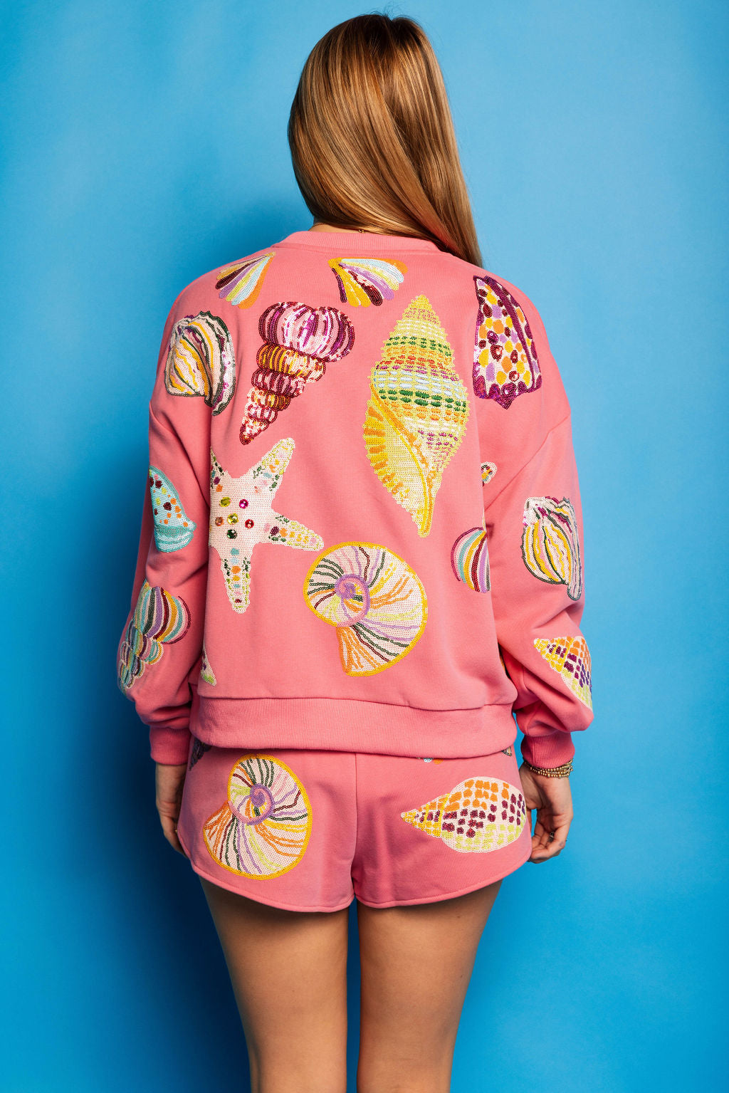 Pink Multi Shell Short
