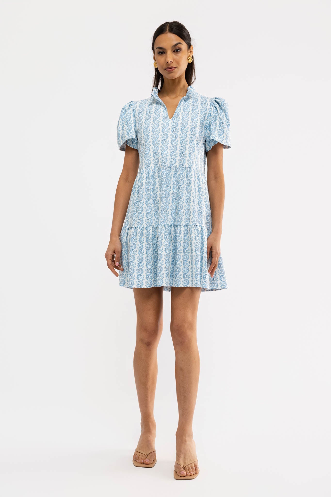 Navy Dress - Marigold Twist
