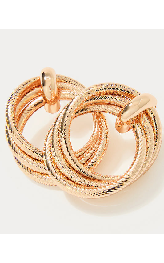 Chevs Kiss Doorknocker Earrings