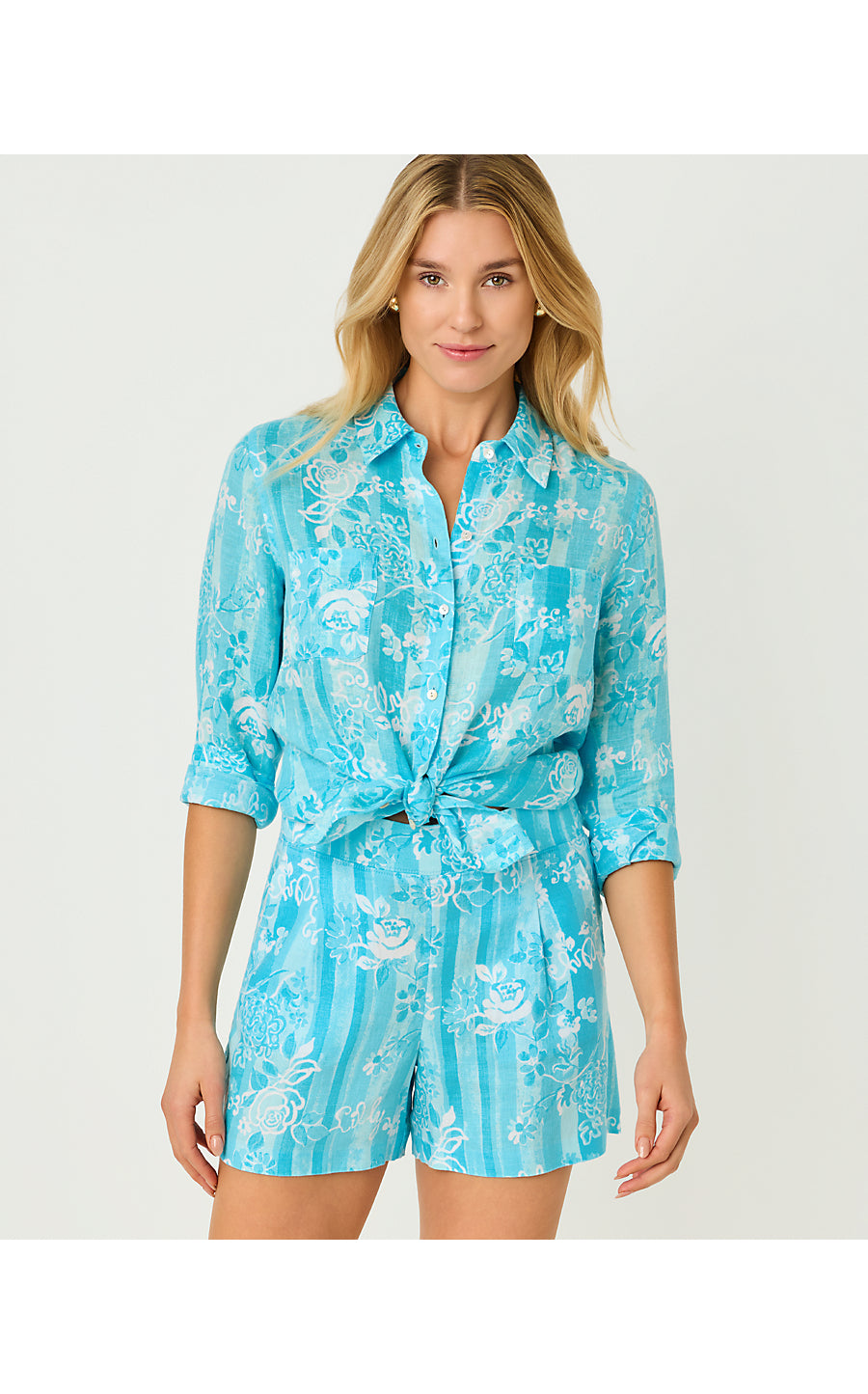 Sea View Button Down - Roseys Petals