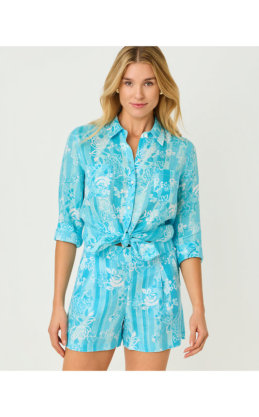 Sea View Button Down - Roseys Petals