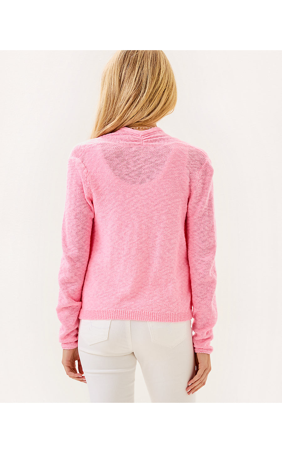 Faretta Cardigan - Conch Shell Pink