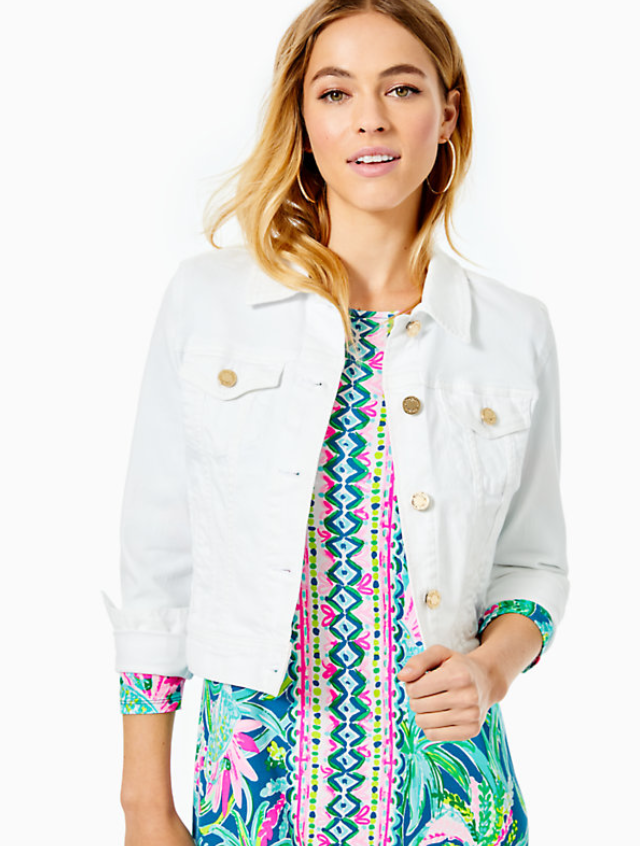 Seaspray Denim Jacket - Resort White