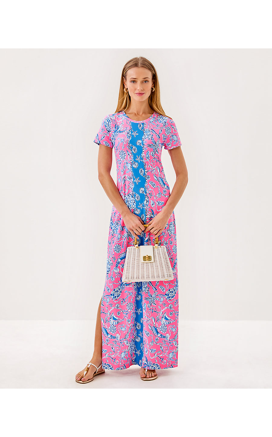Kaden Maxi Dress - Rousseau Pink - Barefoot Beachcombers
