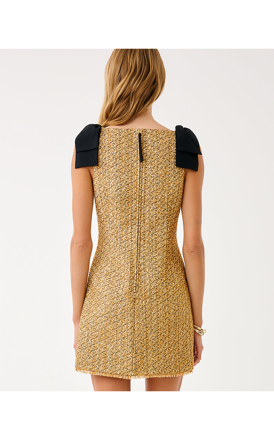 Cora Skirted Romper - Golden Glow Boucle