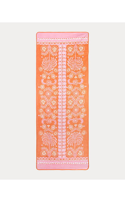 Beach Lounger Towel, Breezy Palm Engineered