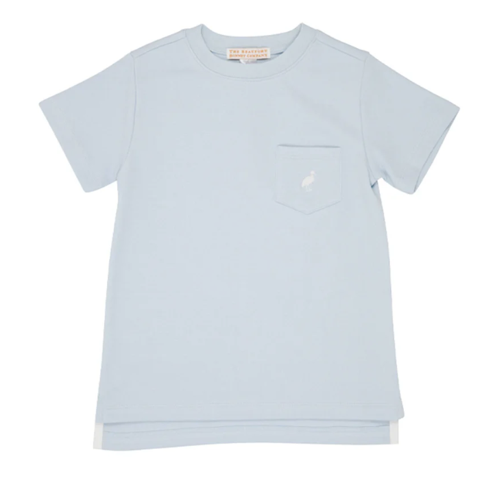 Carter Crewneck - Buckhead Blue/Worth Avenue  White