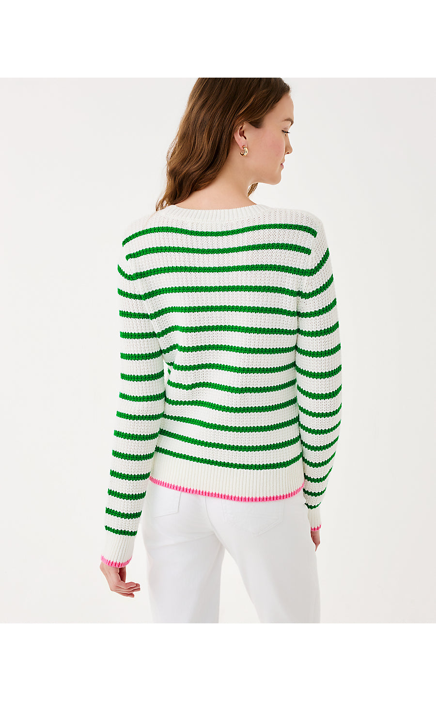 Jovienne Sweater - Coconut- Shine Bright Stripe