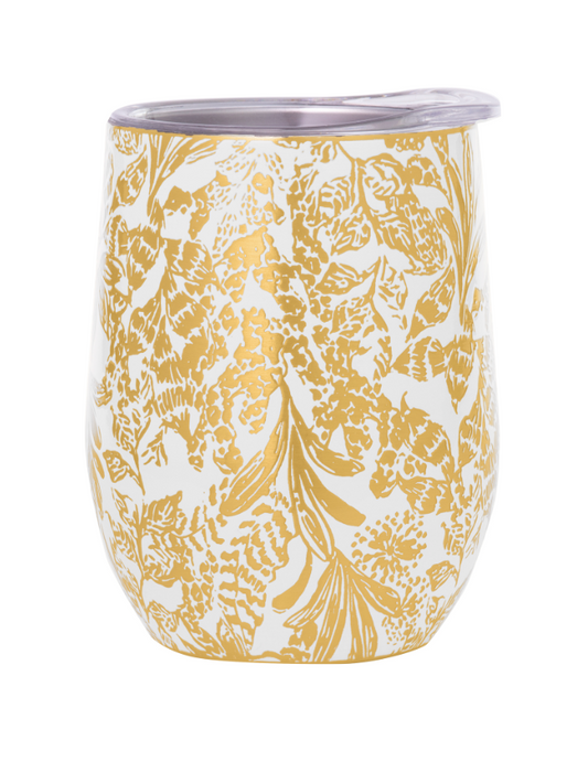 Insulated Stemless Tumbler - Gold Calypso Coast