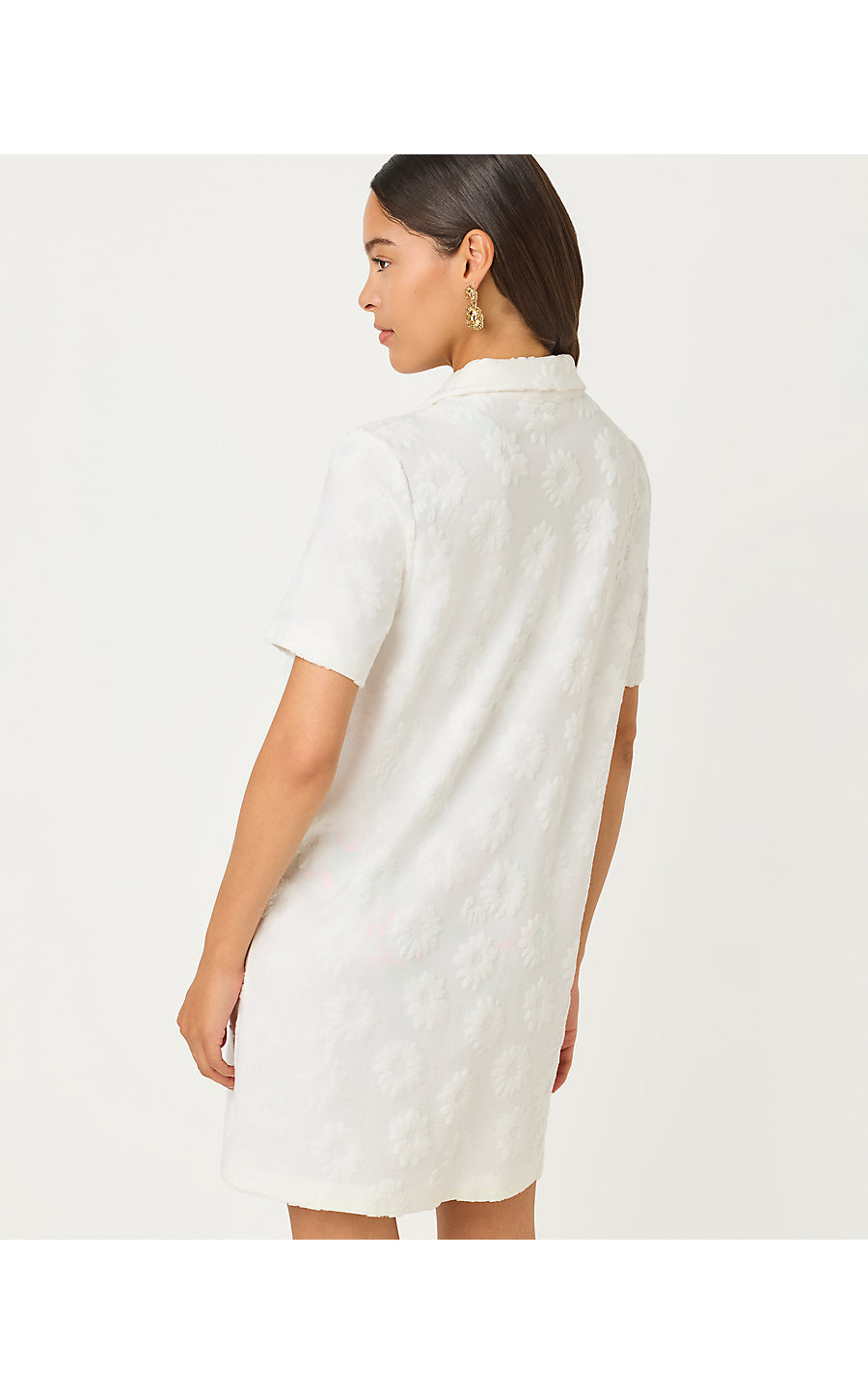 Brayton Coverup - Resort White - Sunny Daisies