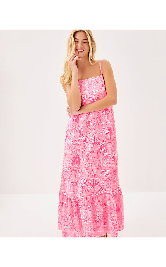 Rozalie Linen Maxi Dress - Pennys Playground