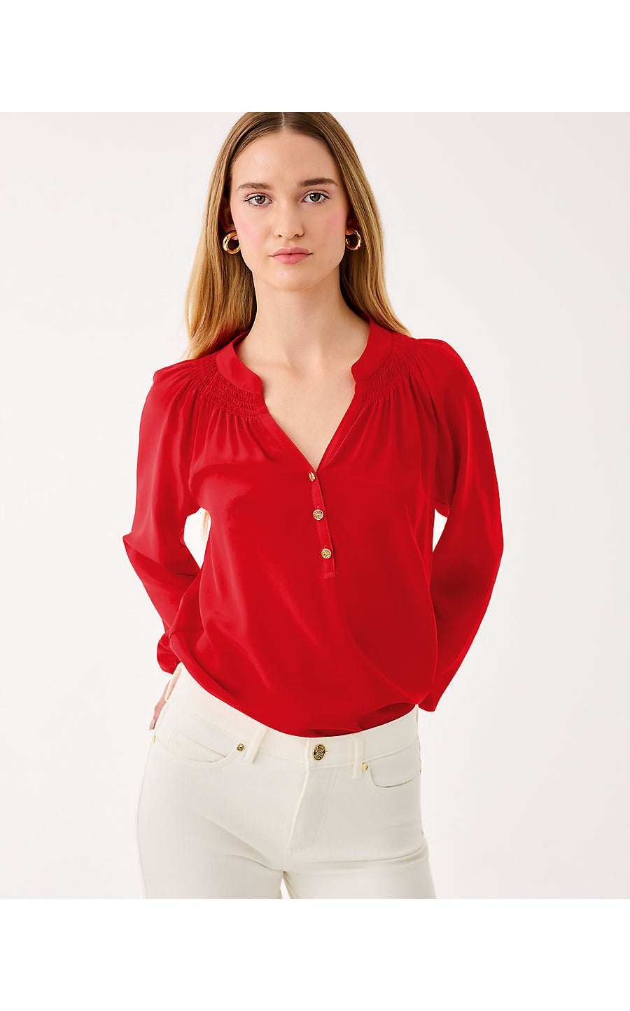Elsa Top - Cranberry Red