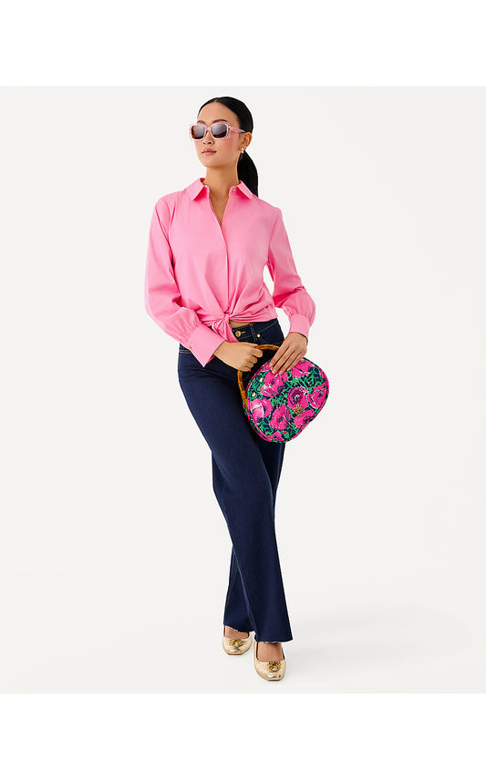 The Tie Lilly Shirt - Confetti Pink