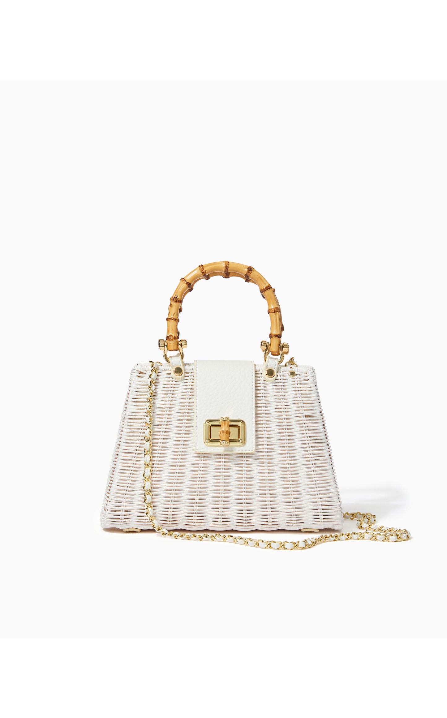 Leena Top Handle Bag - Resort White