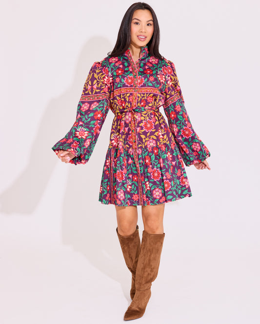 Adele Dress - Medieval Floral