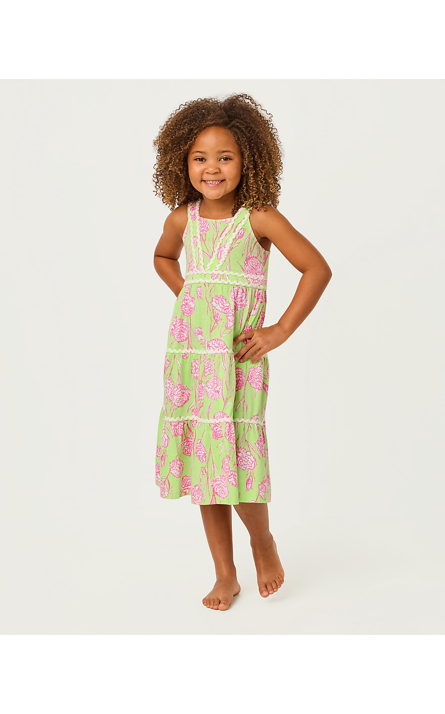 Mini Pollie Midi Dress - Pistachio Macaron - Alina