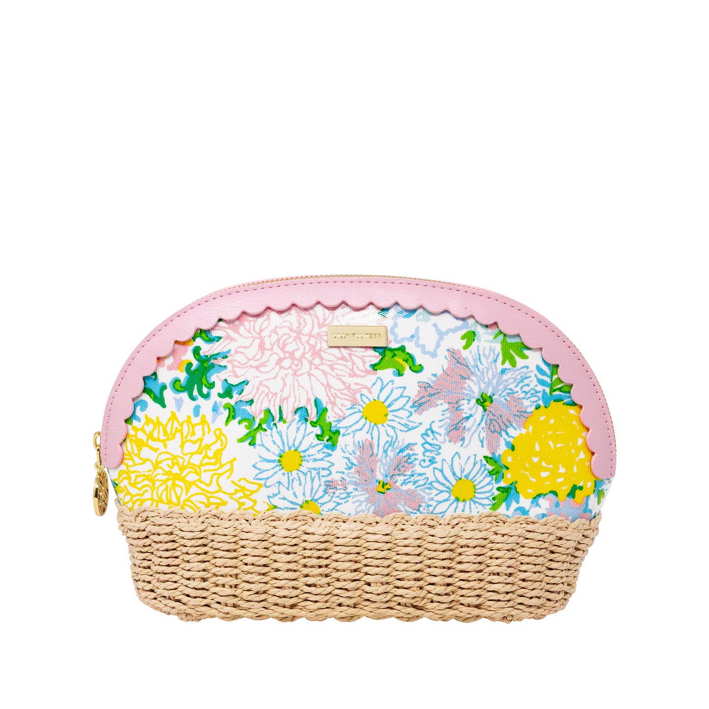 Raffia Pouch - Lilly Garden