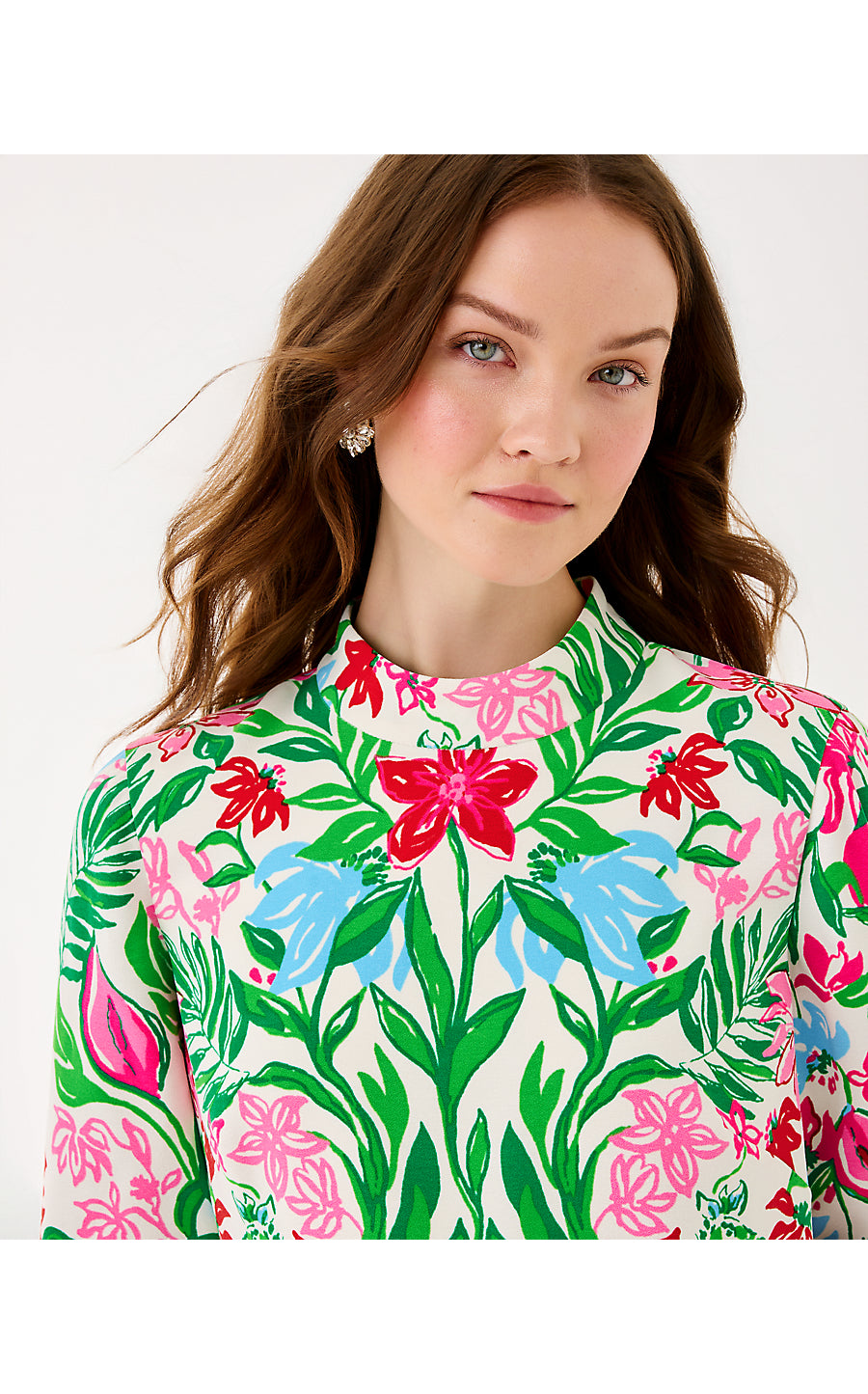 Agnes Skirted Romper - Glowing Gardens