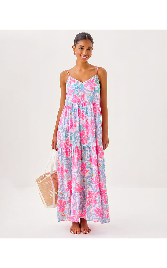 Mazarine Maxi Coverup- Beachside Haven