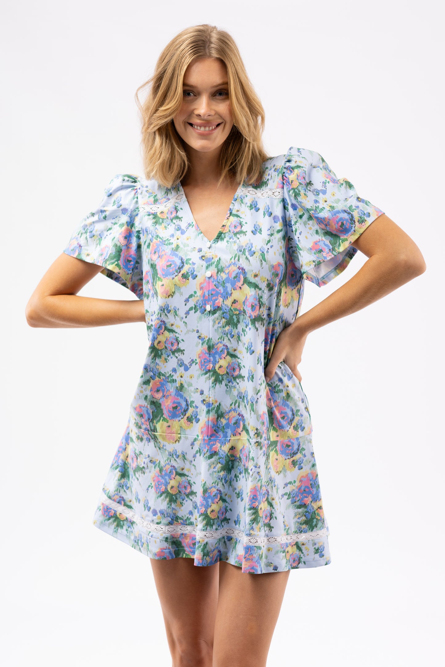 The James Dress - Coastal Ikat