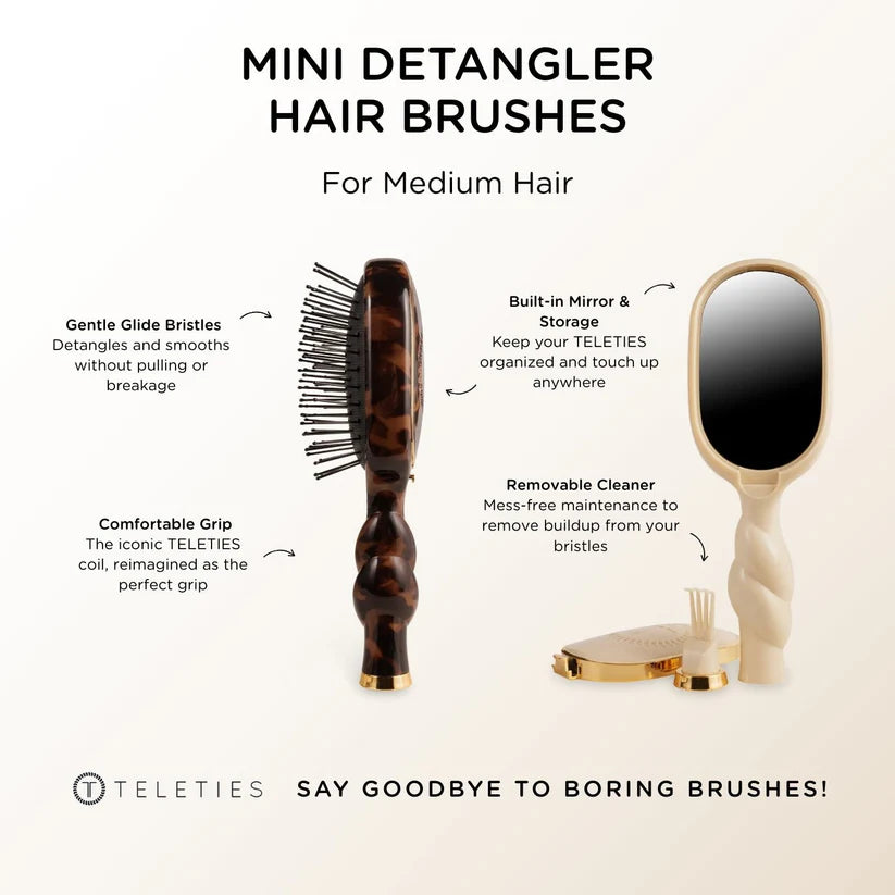 Mini Detangler Hair Brush for Medium Hair